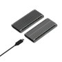 Aisens ASM2-RGB011GR Caja Externa M.2 RGB Gaming Gris